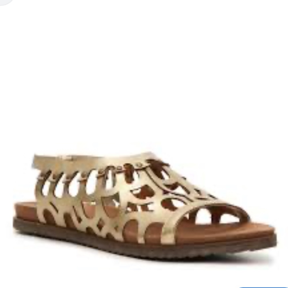 NWNT- Coconuts Swan Gold Flat
Sandals